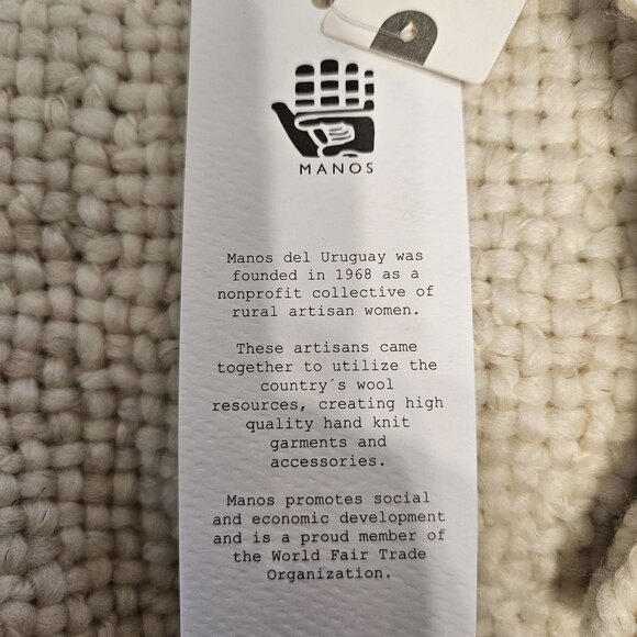 Anthropologie Manos Del Uruguay Fringed Duster Cardigan One Size - Picture 11 of 11